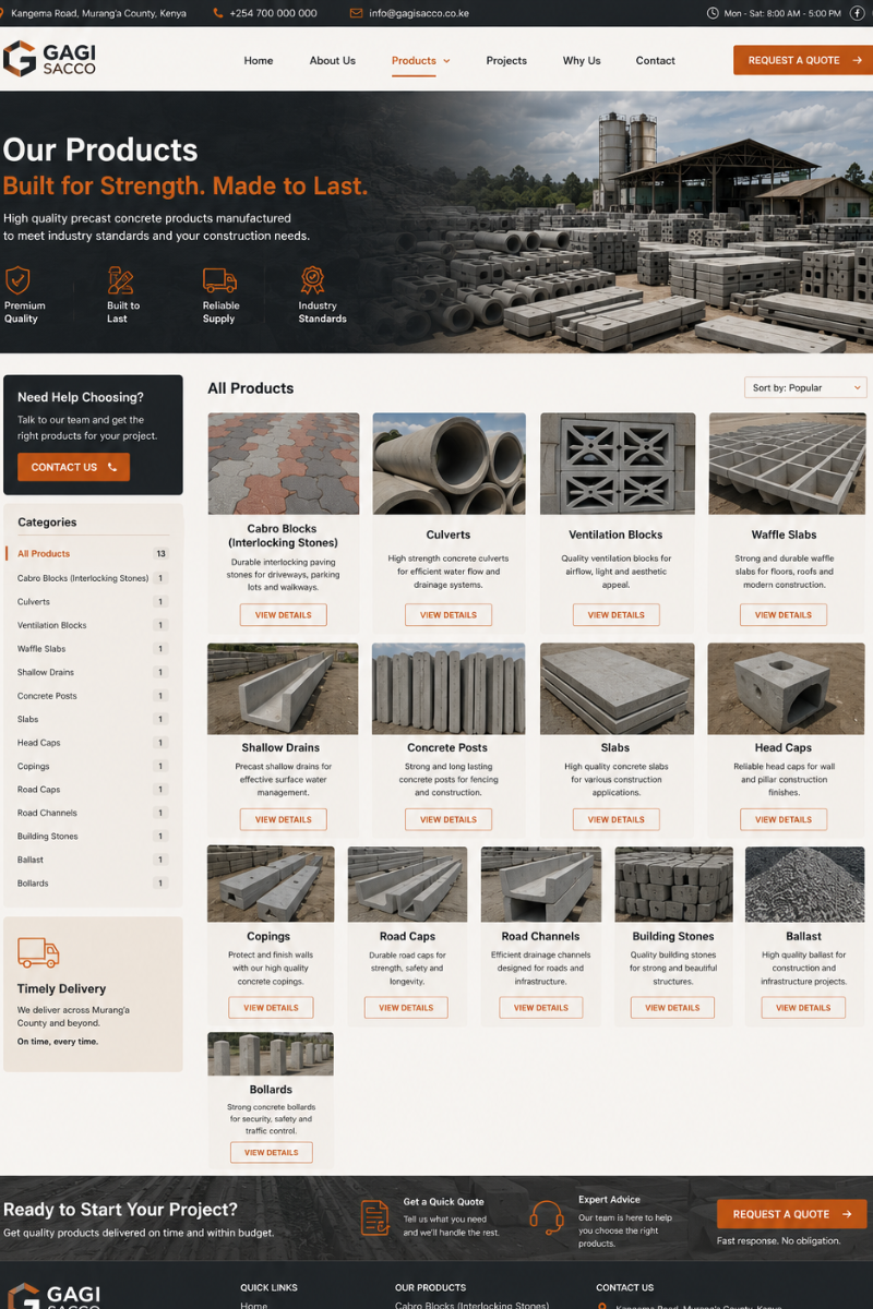 GAGI SACCO Website